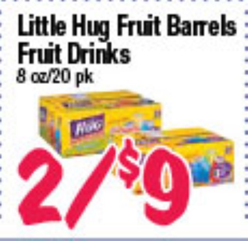 Little Hugs Fruit Barrels Fruit Drinks